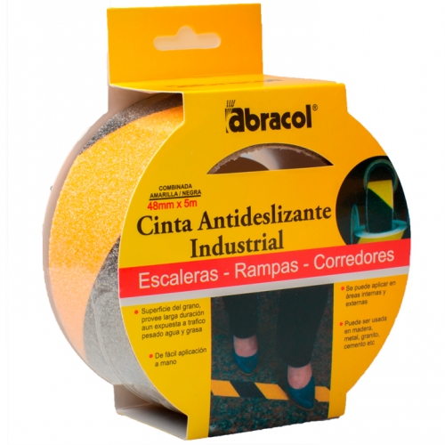 Cinta Antideslizante Amarilla-Negra Soco - Abrasivos Industriales